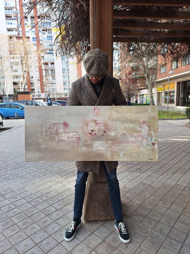 Lienzo cuadro pintura abstracta