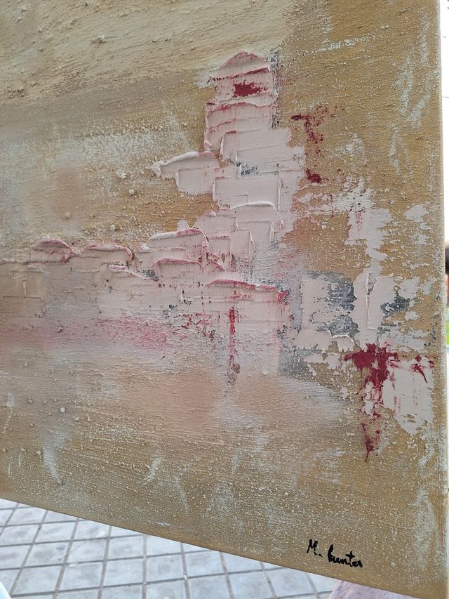 Lienzo cuadro pintura abstracta