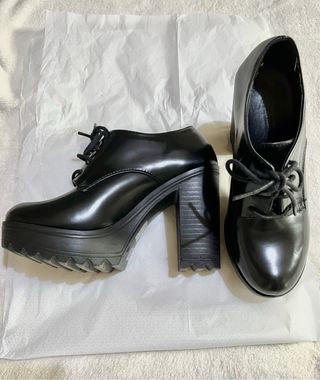 Mocassino con tacco alto