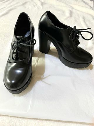 Mocassino con tacco alto