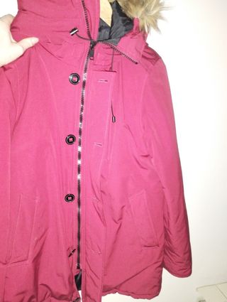 Anorak nuevo sin uso talla m rojo 