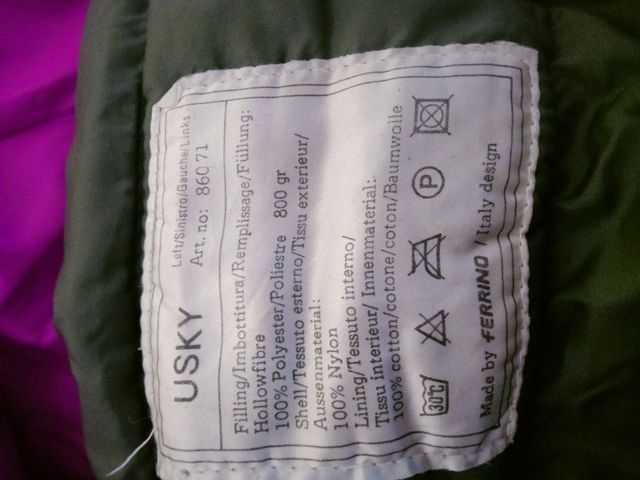 saco canping edredon