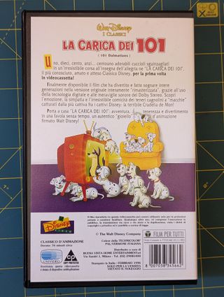 Walt Disney La Carica dei 101 VHS Italiano