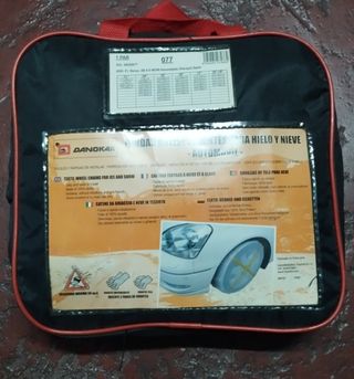 Fundas, cadenas para ruedas