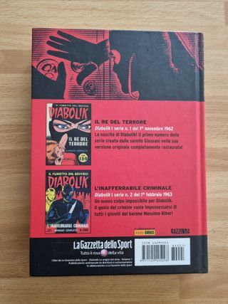 libro fumetti Diabolik le origini del mito