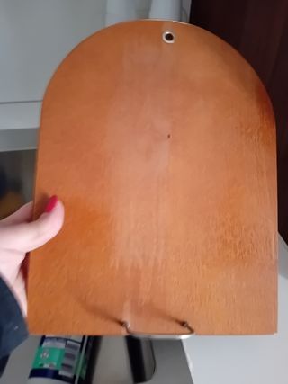 Cornice con immagine sacra in argento