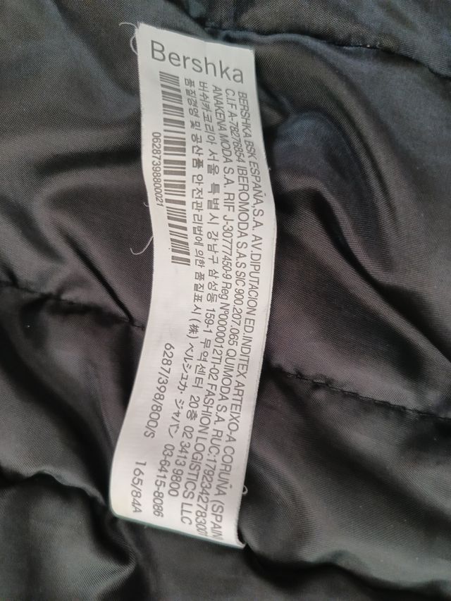 Parka donna, Bershka girl nero S nuovo senza carte