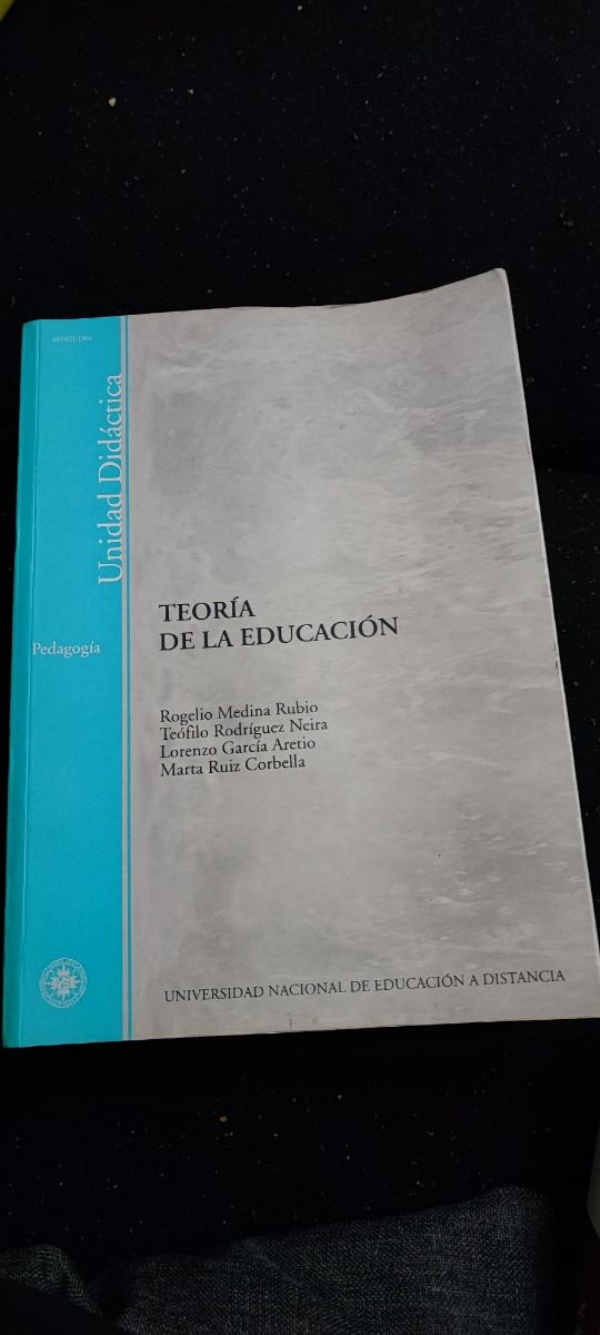 Libro Teoría de la educación