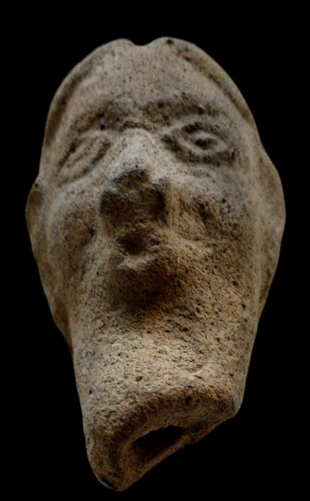 Silbato precolombino guerra Autentificado