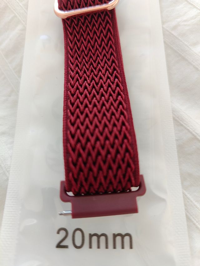 Correa elástica reloj 20mm nylon