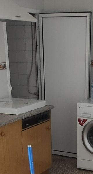 Puertas aluminio blanca ciega