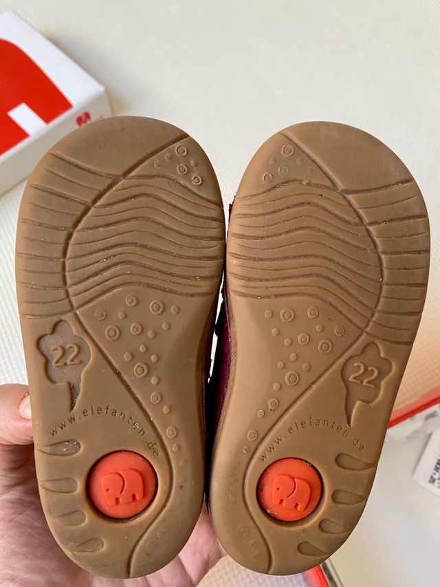 elefanten primer pasos zapatos talla 22