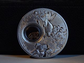 Moneda de Plata. 1 Oz de Plata 0.925. Goldfish.