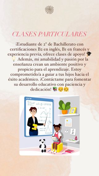 Clases particulares.