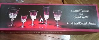 Cristalería d'Arques Taillé 60 piezas