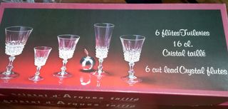 Cristalería d'Arques Taillé 60 piezas