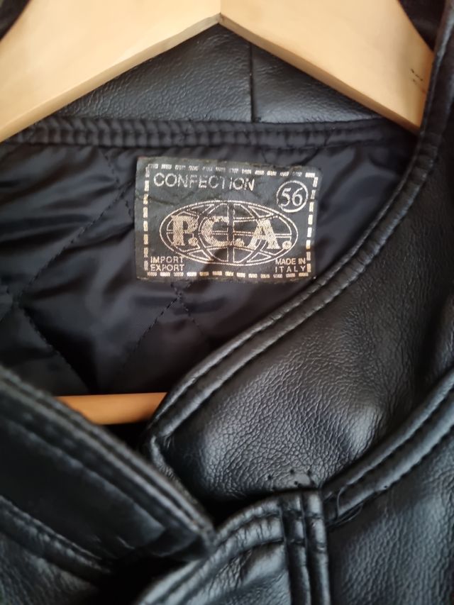 Chaqueta de cuero hombre