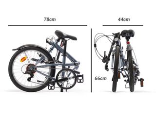 Bicicleta plegable Oxylane