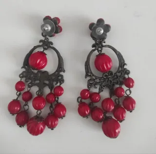 Pendientes flamenca.