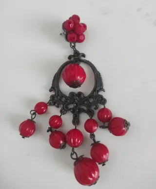 Pendientes flamenca.