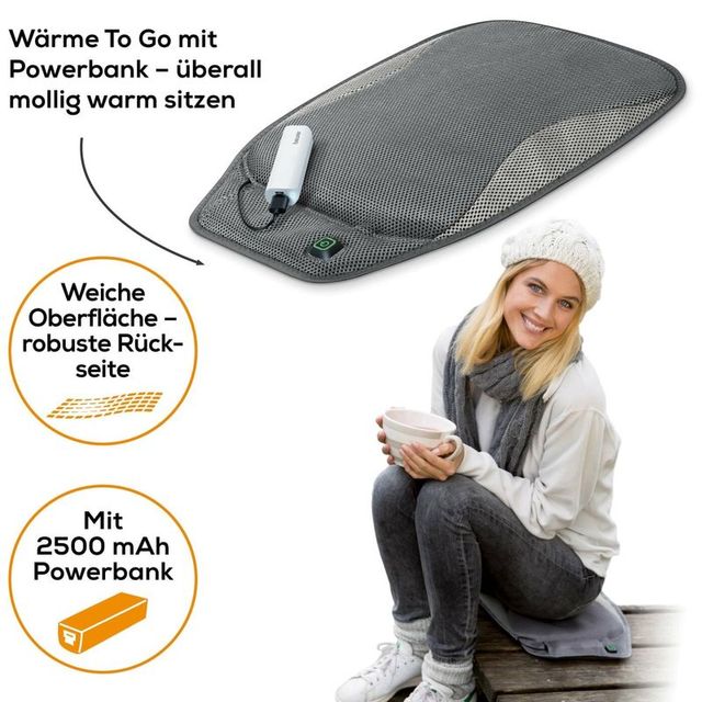 ✅ALMOHADILLA CALEFACTORA DE ASIENTO CON POWERBANK