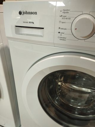 LAVADORA JOHNSON  8KG COLOR BLANCO