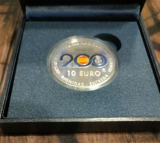 Moneda de plata conmemorativa Policía Nacional