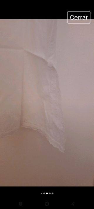 Camisola bata lencería algodon