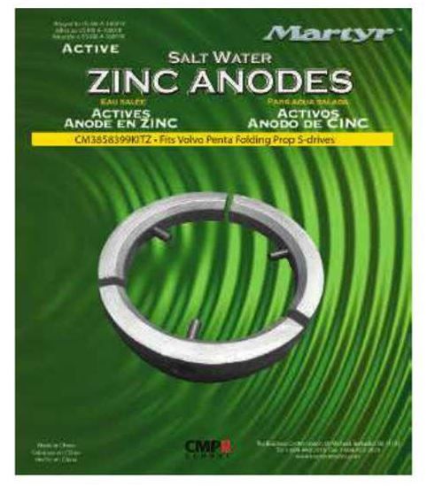 Kit ánodos aluminio hélice Volvo Penta SDrives