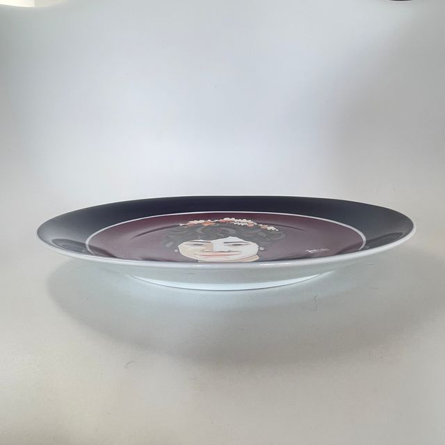 sargadelos castro . plato de Rosalia de Castro