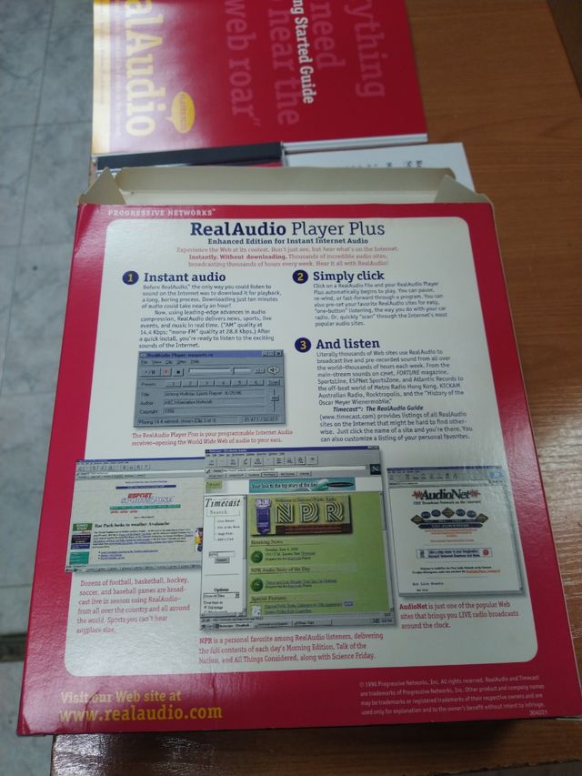 RealAudio Player Plus, 1996 Progressivo