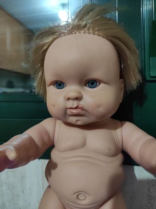 Muñeco antiguo IRIS sexado 30 cm altura