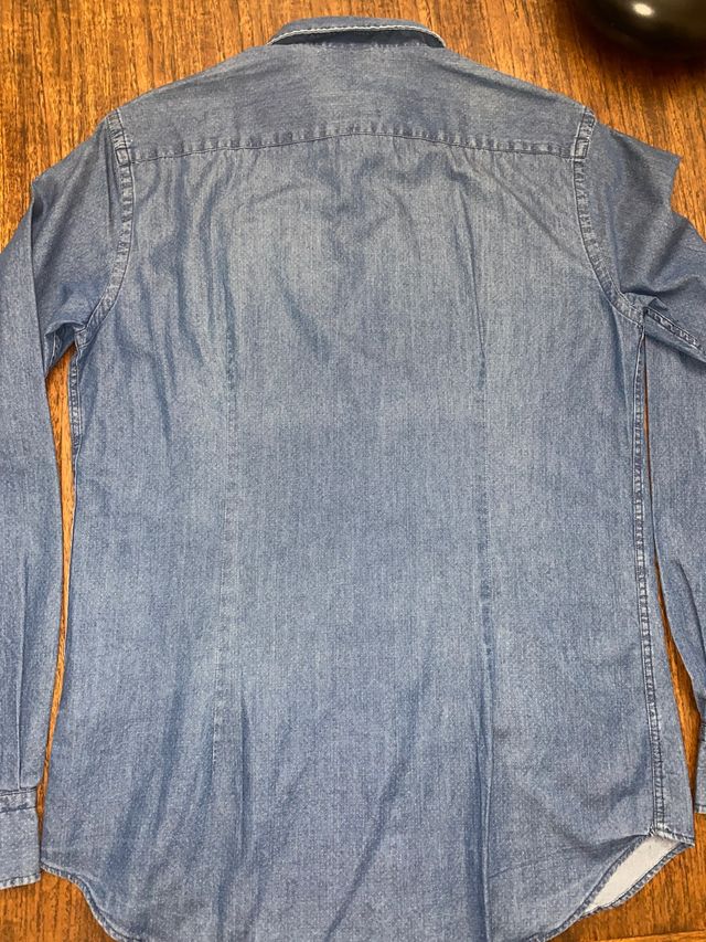 Camisa azul vaquero Aeronautica Militare nueva