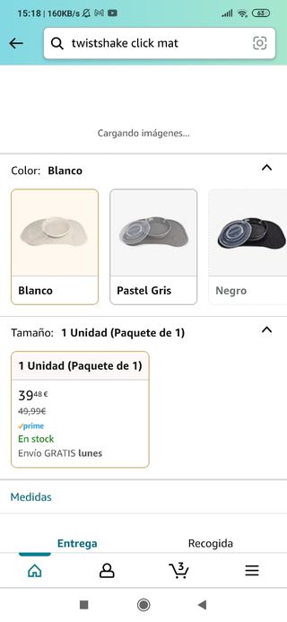 Mantel Clickmat Twistshake con plato + Regalo 