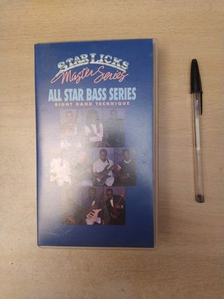 3 VIDEOS VHS DE TECNICA DE BAJO ELECTRICO