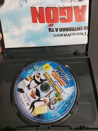 DVD Los pingüinos de Madagascar🐧