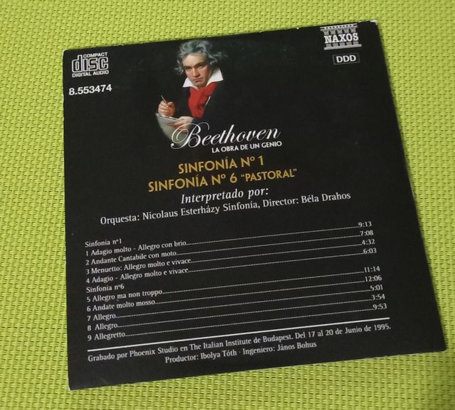 CD BEETHOVEN y CD BAUDOLINO NUEVOS