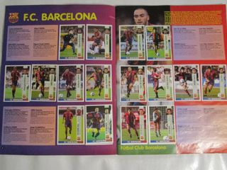 Álbum cromos fútbol liga 96/97
