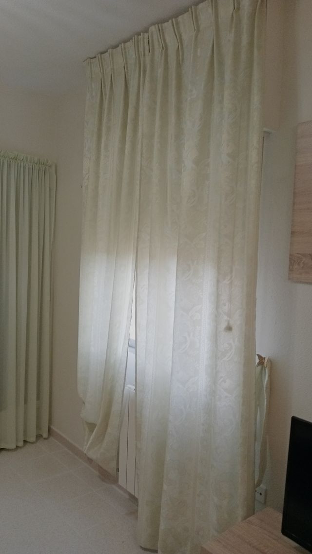 Cortinas de salón para dos ventanas