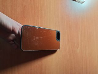 Funda iPhone 6S Plus con espejo de color oro rosa