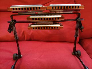 Colección de 8 armónicas blues Hohoner