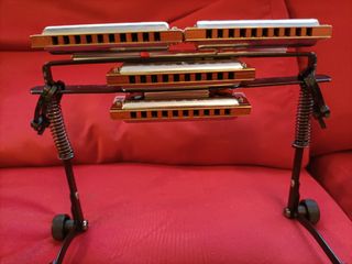 Colección de 8 armónicas blues Hohoner