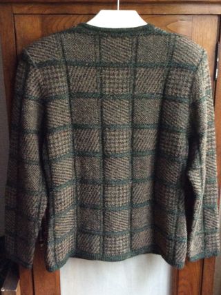 CHAQUETA VERDE Y MARRÓN