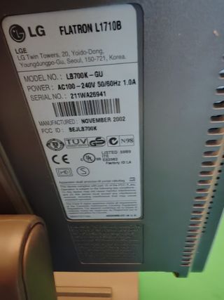 Monitor LG Flatron  L1710B
