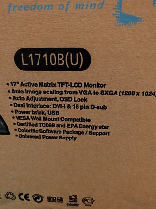 Monitor LG Flatron  L1710B