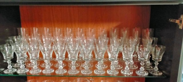 Cristalería tallada 10 servicios