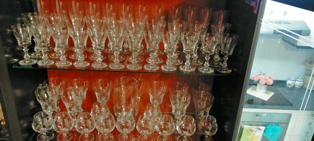 Cristalería tallada 10 servicios