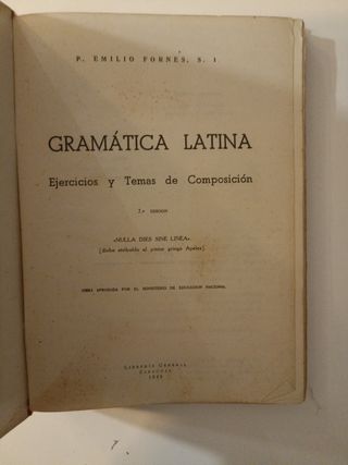 Gramática Latina 1949