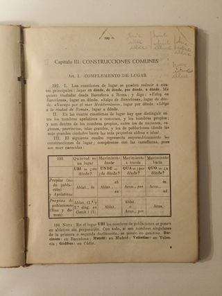 Gramática Latina 1949