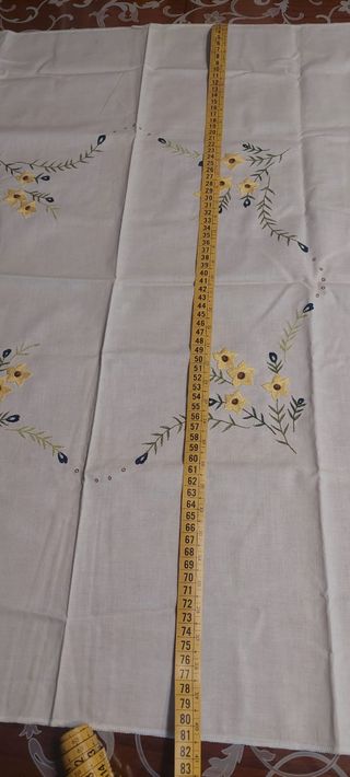 Tovaglietta quadrata con 6 tovaglioli